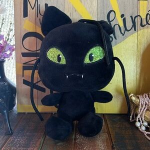 Miraculous: Tales of lady bug Cat Noir PLAGG  Plush. Green glittering eyes! 👀
